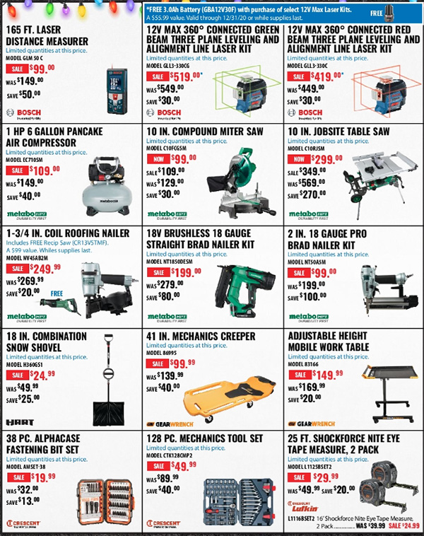 Acme Tools Early Black Friday 2020 Tool Deals Page 4