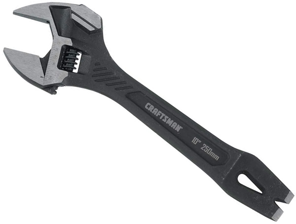 Craftsman Adjustable Wrench with Hammer and Pry Bar