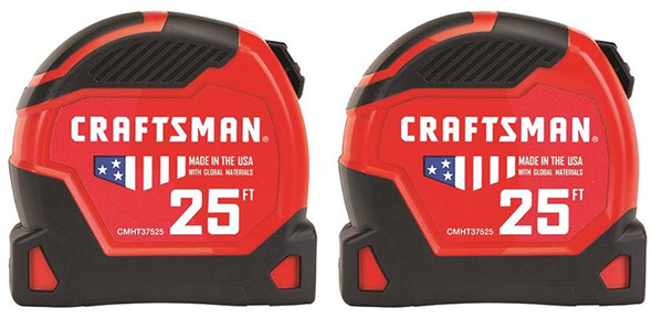 Craftsman CMHT82597Z Tape Measure 2-Pack Black Friday 2018 Deal