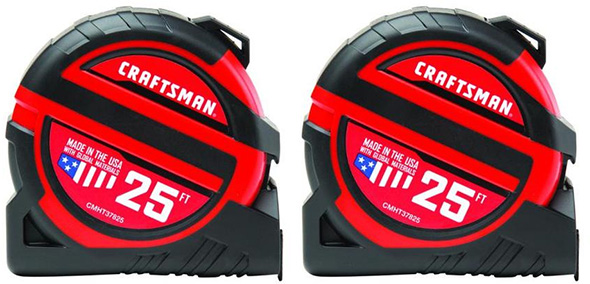 Craftsman CMHT82600Z Tape Measure 2-Pack Black Friday 2018 Deal