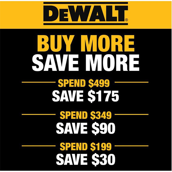 Dewalt Buy More Save More Home Depot Tool Deal