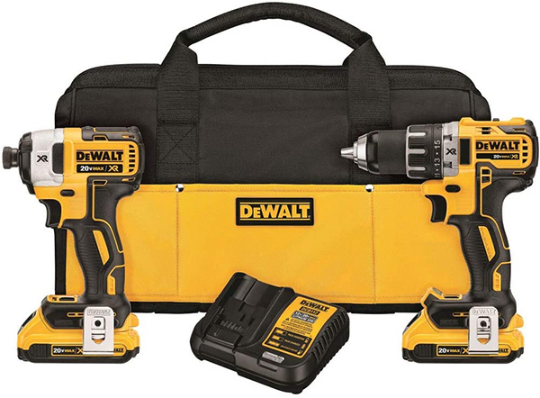 Dewalt DCK283D2 Cordless Drill and Impact Driver Combo Kit