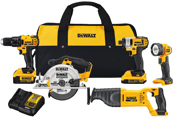 Dewalt DCK520D1M1 Cordless Power Tool Combo Kit