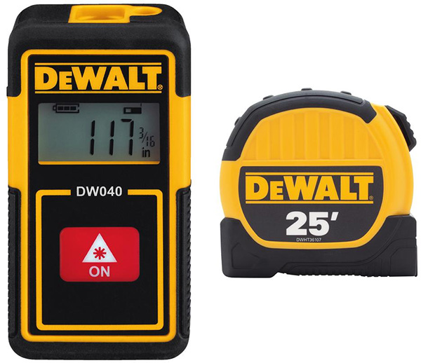 Dewalt DWHT43239GC Tape Measure and Laser Distance Measuring Tool Bundle