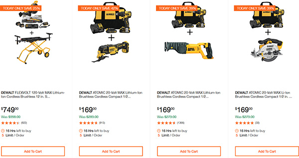 Dewalt Milwaukee Tool Deals of the Day 02032020 Page 1