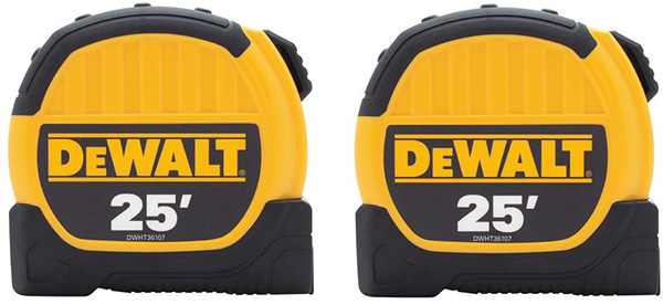 Dewalt Tape Measure 2-Pack DWHT79307GC1 Holiday 2019 Deal