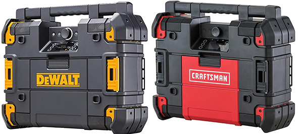 Dewalt vs Craftsman Tstak Bluetooth Radio Comparison