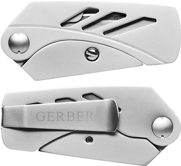 Gerber EAB Lite Pocket Utility Knife Closed and Pocket Clip