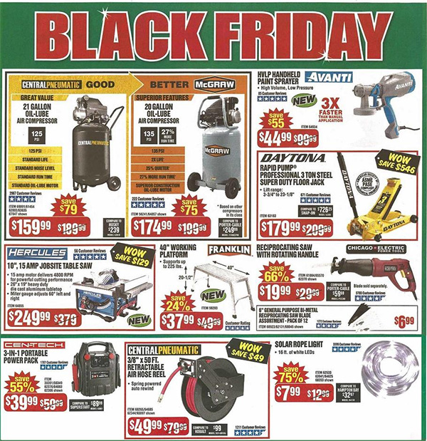 Harbor Freight Black Friday 2019 Tool Deals Page 3