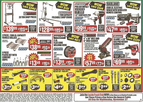 Harbor Freight Black Friday 2019 Tool Deals Page 6