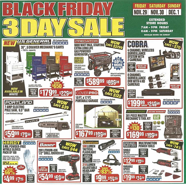 Harbor Freight Black Friday 2019 Tool Deals Page 7