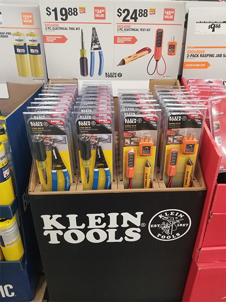 Home Depot Klein Tools Black Friday 2019 Special Buys Display Day 1