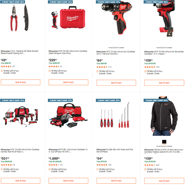 Home Depot Milwaukee Tool Deals of the Day 11-11-2020 Page 4