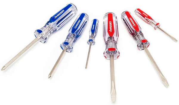 Husky Acetate Screwdriver Set