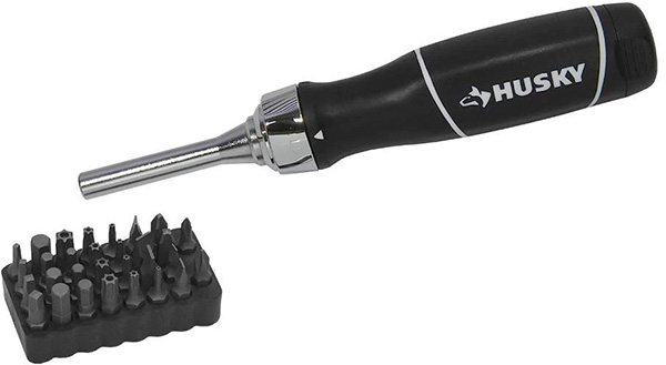 Husky Ratcheting Screwdriver 30pc Set