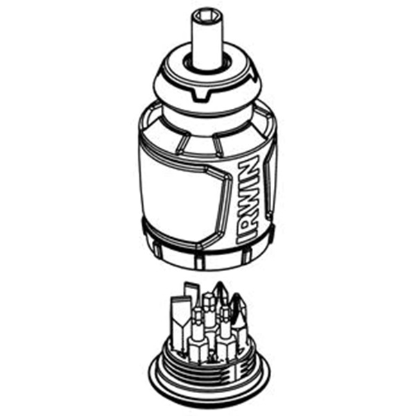 Irwin Stubby Multi-Bit Screwdriver Drawing