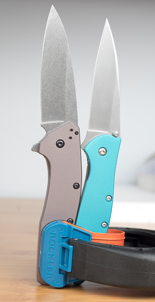 Kershaw Dividend Knife Compared to Leek Open