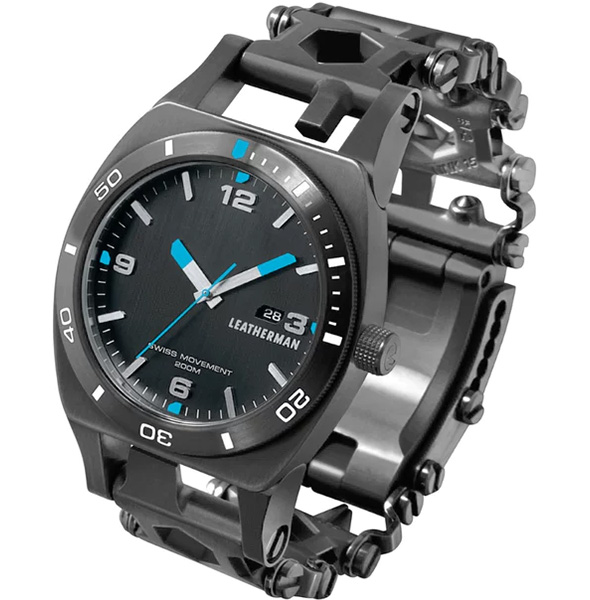 Leatherman Tread Tempo Multi-Tool Watch in Black