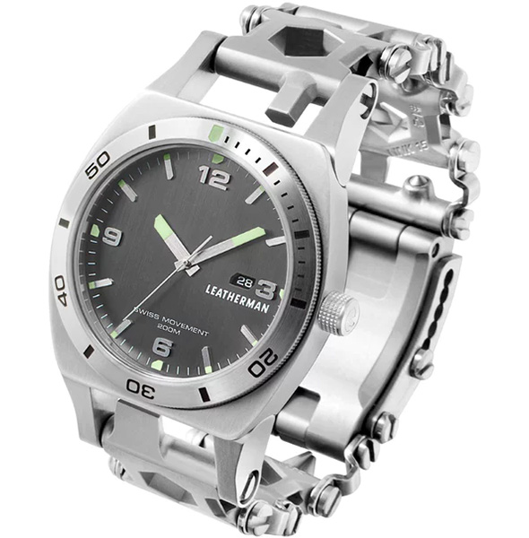 Leatherman Tread Tempo Multi-Tool Watch in Silver