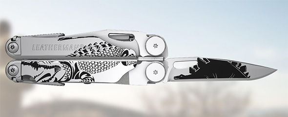 Leatherman Wave Plus Custom Shop Artwork Example