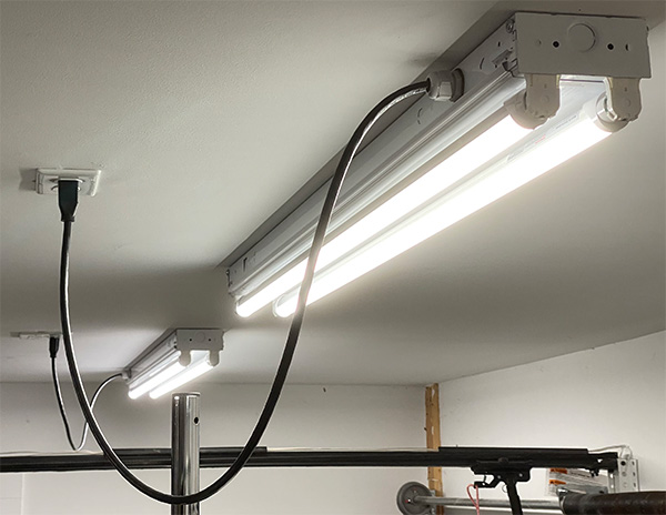 LED Light Fixture Ceilings with Hanging Cords