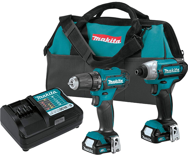 Makita CT232 12V Max CXT Cordless Drill and Impact Driver Combo Kit