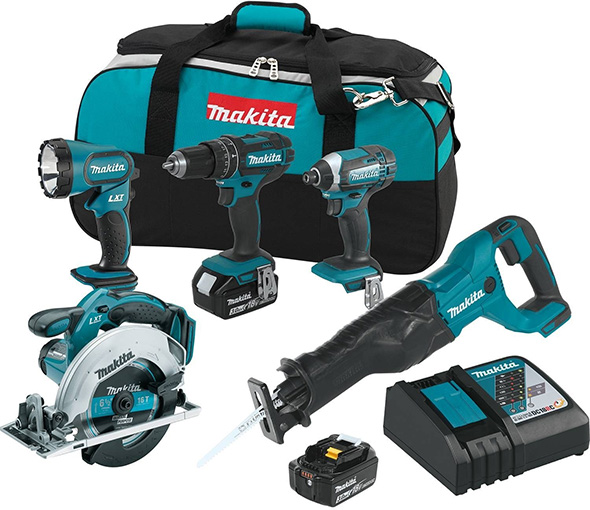 Makita XT505 18V 5-Tool Cordless Combo Kit