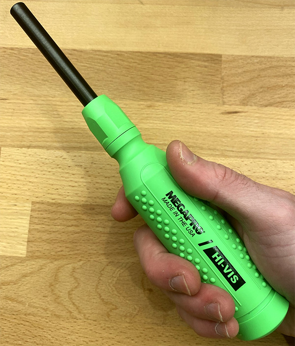 Megapro High-Visibility Screwdriver in-Hand