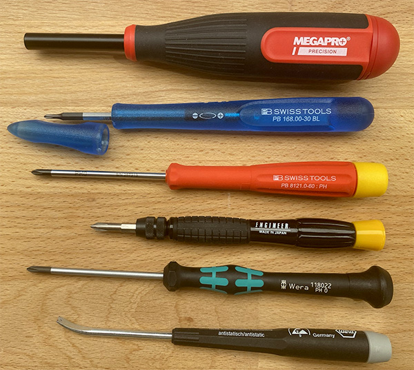 Megapro Precision Screwdriver Small Size Comparison