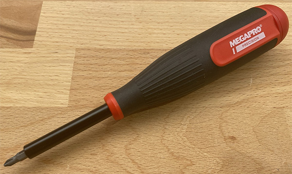 Megapro Precision Screwdriver with Bit Inserted