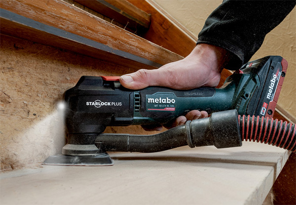 Metabo MT 18 LTX BL QSL Cordless Oscillating Multi-Tool with Accessories