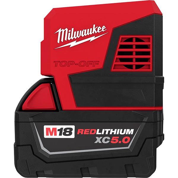 Milwaukee 18 Top-Off Power Inverter with 5Ah Battery