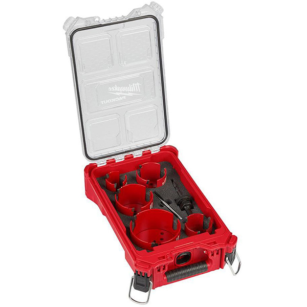 Milwaukee 49-56-9295 BIG HAWG Carbide Hole Saw Kit with Packout Case