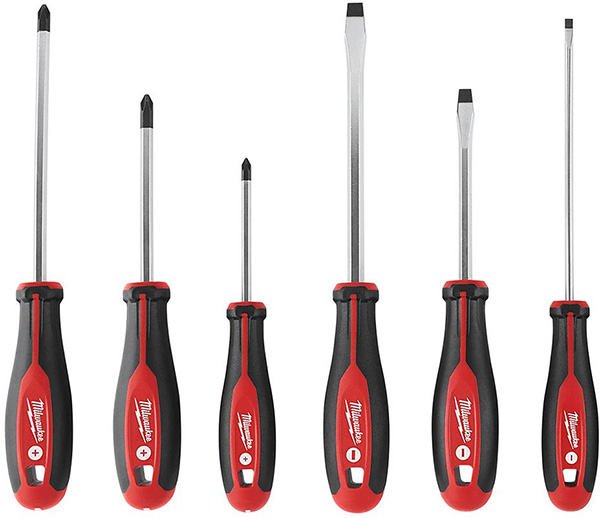 Milwaukee 6pc Screwdriver Set