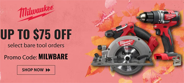 Milwaukee Bare Tool Bargain Bonanza 11-20-19