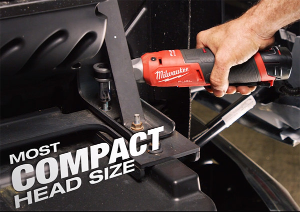 Milwaukee M12 Fuel High Speed Ratchet Most Compact Head Size