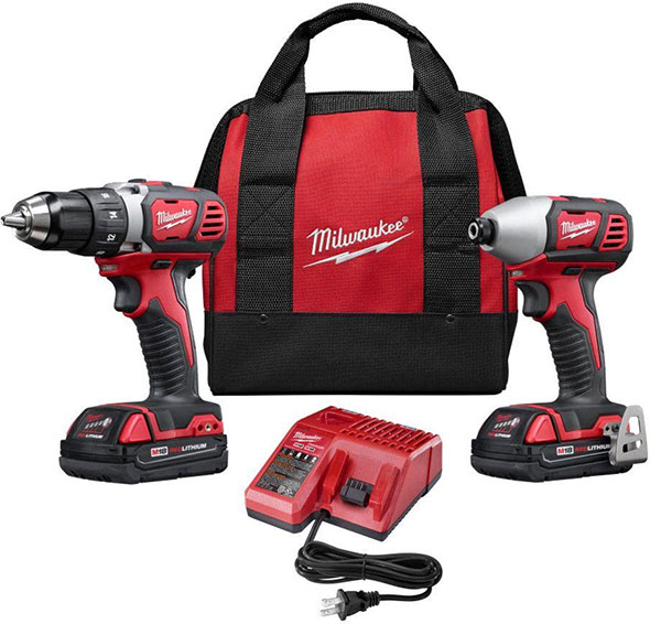 Milwaukee M18 2691-22 Drill and Impact Driver Combo Kit