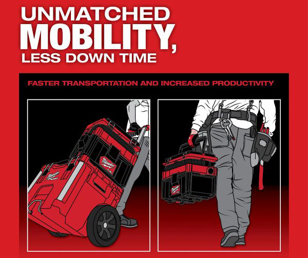 Milwaukee Packout Vacuum Mobility