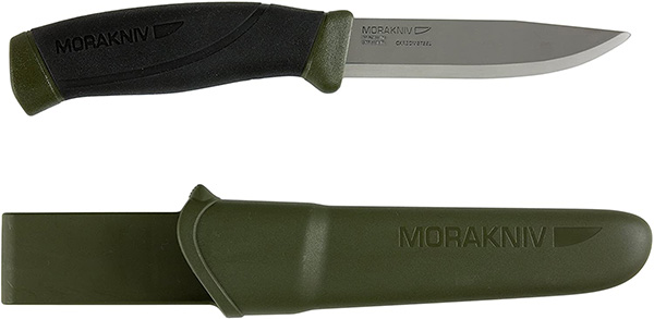 Mora Companion Knife Carbon Steel Green Handle