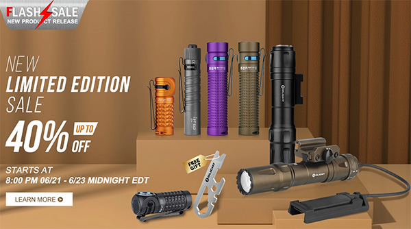 Olight Fathers Day Flash Sale 2020