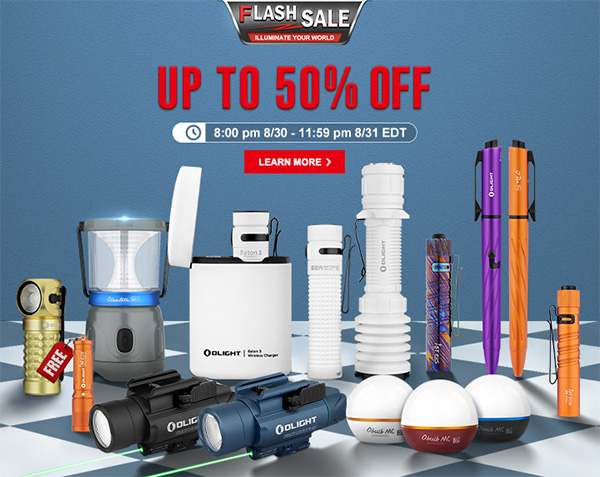 Olight Flash Sale August 2021