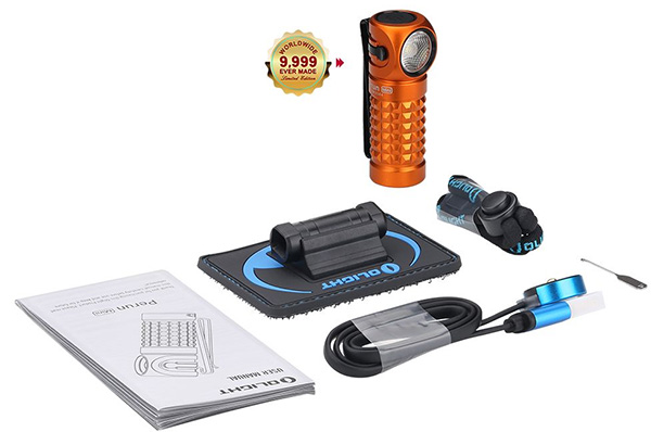 Olight Mini Perun LED Headlamp Orange