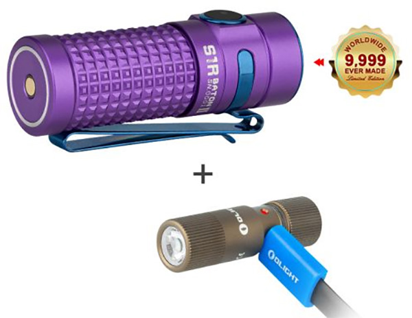 Olight S1R II and i1R LED Flashlight Bundle