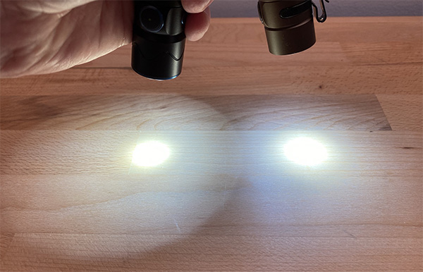 Olight Warrior Mini 2 Review Beam Comparison