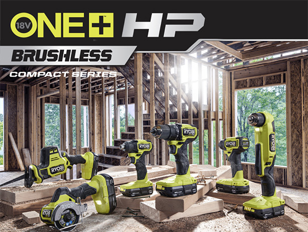 Ryobi 18V One HP Compact Brushless Cordless Power Tool Series