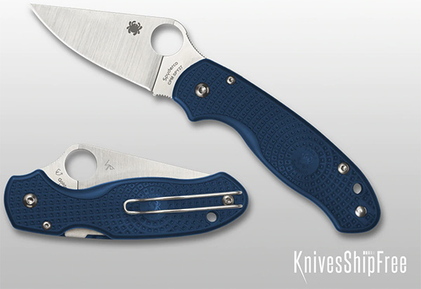 Spyderco Para 3 Lightweight Cobalt Blue FRN SPY27 at KnivesShipFree