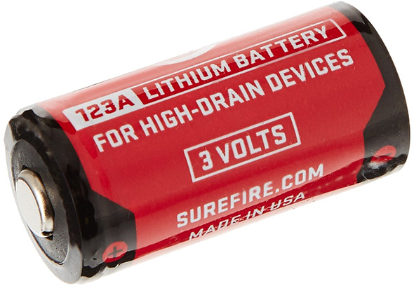 Surefire CR123A Lithium Battery