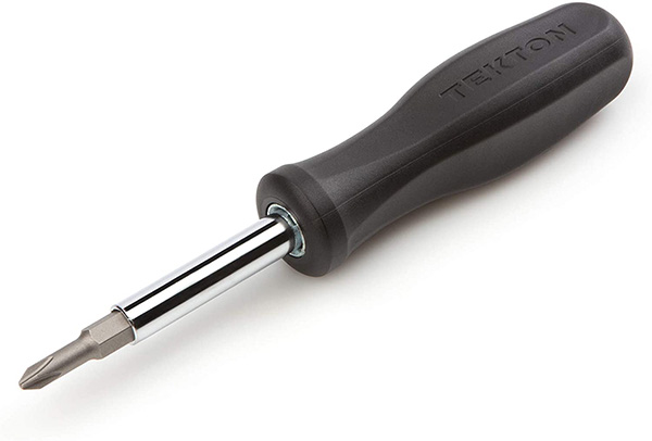 Tekton Multi-Bit Screwdriver in Black