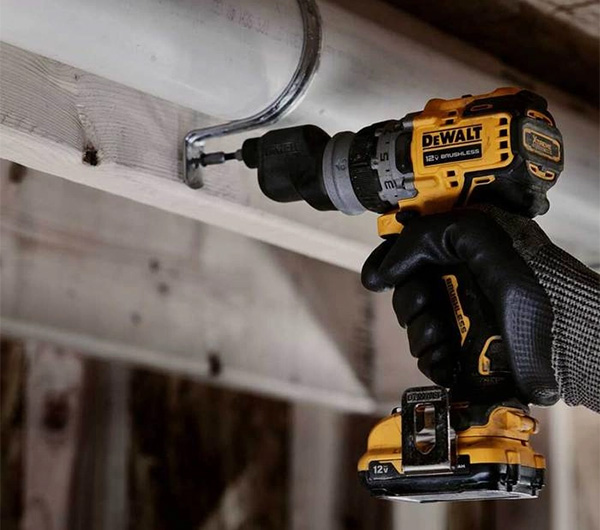 Dewalt DCD703F1 Xtreme 5-in-1 Cordless Drill Driver with Offset Head Driving Screws