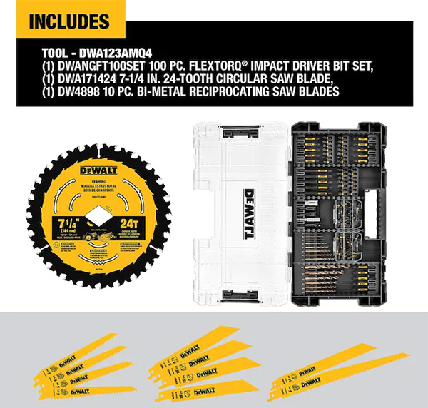 Dewalt Master Power Tool Accessory Set